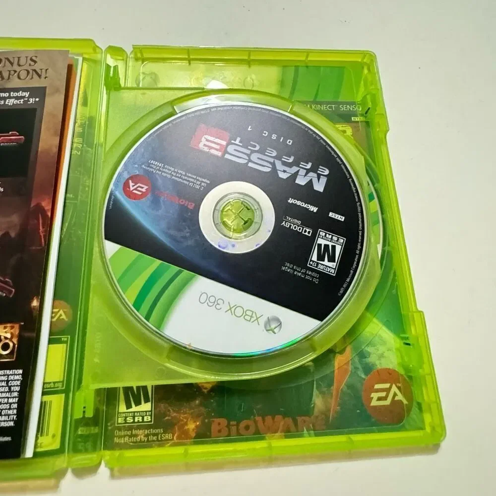 Mass Effect 3 (Microsoft Xbox 360, 2012)